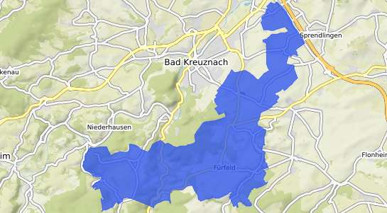 Bodenrichtwertkarte Bad Kreuznach